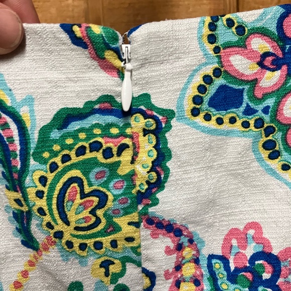 Talbots 6P Paisley Shift Dress - Picture 6 of 10